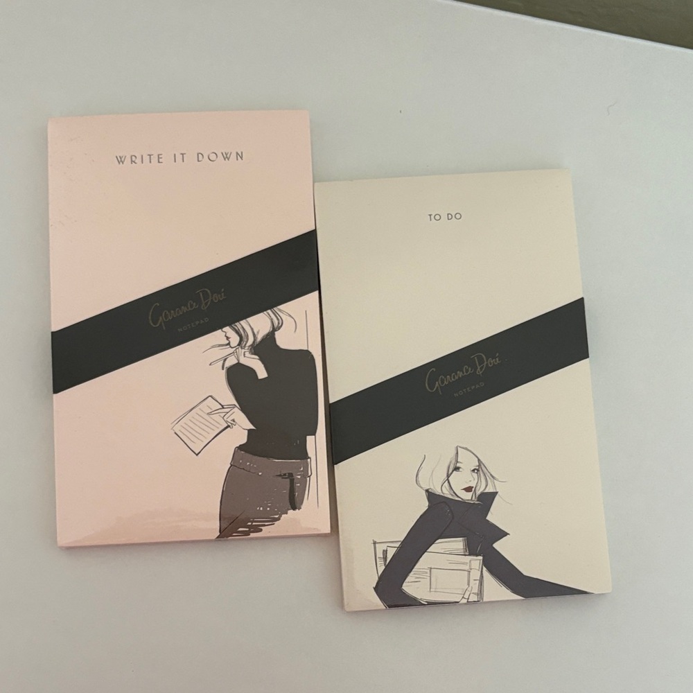 NWT Set of 2 Rifle Paper Co. x‎ Garance Doré To Do Notepads Padfolio Notebook